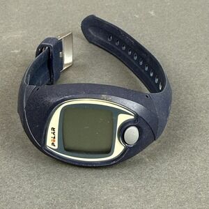 Polar S410 Heart Rate Monitor Watch Blue HRM Running Watch Needs Battery